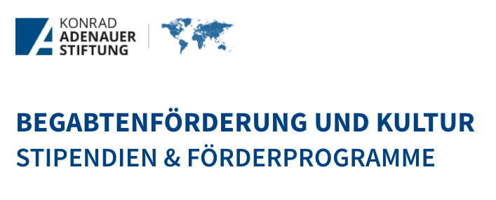 Konrad-Adenauer-Stiftung: Stipendienprogramm für ausländische Studierende 